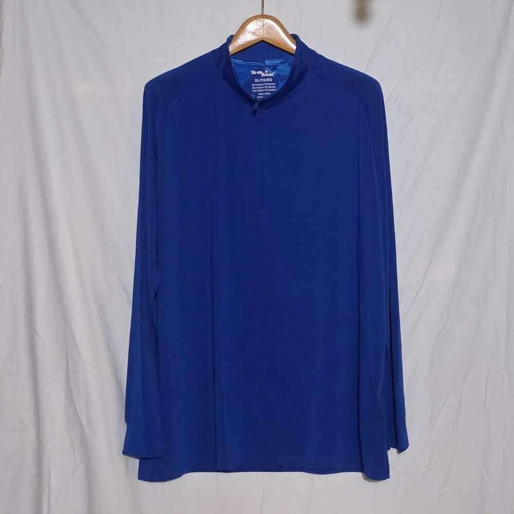 NWT - Birdie Bound 1/4 Zip LS Pullover - Blue Blue Camo - Sz XL*